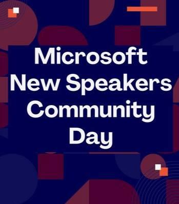 Microsoft Community New Speakers Day
