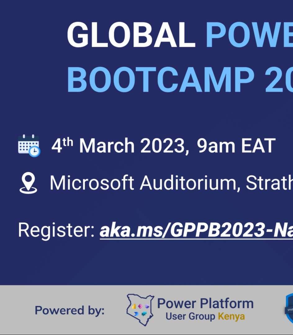 Global Power Platform Bootcamp Nairobi 2023
